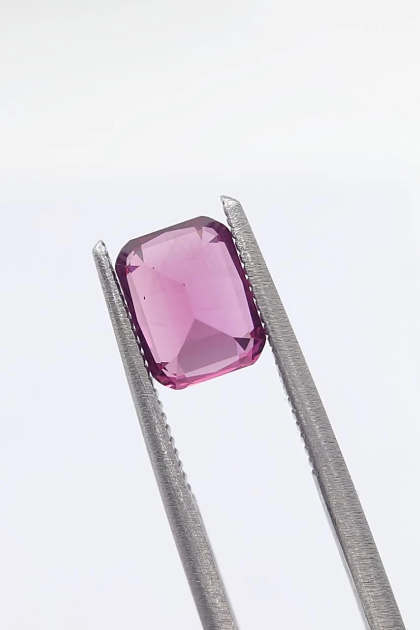 1.96ct Stunning Malaya Garnet Cushion Cut Loose Gemstone From Tanzania — view 5